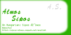 almos sipos business card